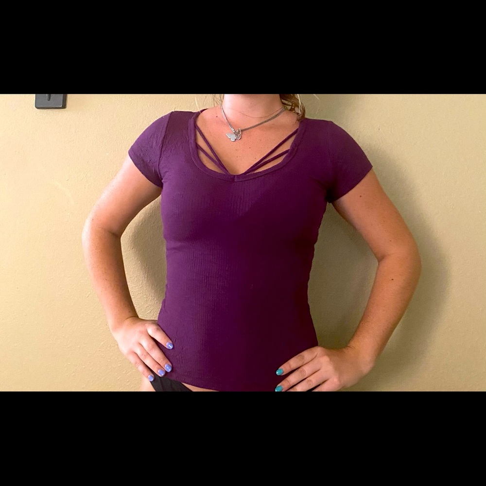 Maroon tee